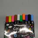 Window Chalk Markers for Glass Washable, 10 Colors Jumbo Liquid Chalk Marker with 10mm 3 in 1 Nib Thick Wide Tips, Big Chalkboard Markers, Car Paint Pen for Auto, Bistro, Mirror, Poster, Blackboards
