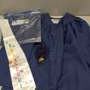 GraduatePro Preschool Graduation Cap Gown Class of 2025 Stole Certificate Package Tassel Set Grad Gift for Kids (27, Navy)