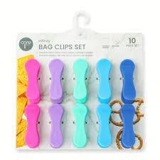 Bag Clips Set 10 Pcs + Magnetic Multi Clips 7 Pcs