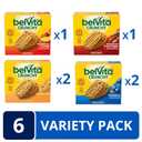belVita Breakfast Bars Biscuits Variety Pack, 4 Flavors, 30 Total Packs, 6 Boxes (4 Biscuits Per Pack) (EXP 03/26/26)