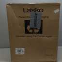 Lasko Pedestal Fan, Oscillating Fan for Bedroom with Adjustable Height and 3 Cooling Speeds, Portable, 18", Black, 1827