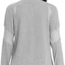 Muzniuer Womens Long Sleeve Workout Shirts-Plain Long Sleeve Tshirt for Women Yoga Sports T-Shirt Activewear with Thumb Hole (S)