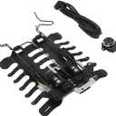 Car Seat Back Lumbar Support for Suitable for Cars, RVs, Commercial Vehicle, 4 Way Switch Build In Adjustable Electric Lifting Pallet Two Motor Relaxing Lumbar Board