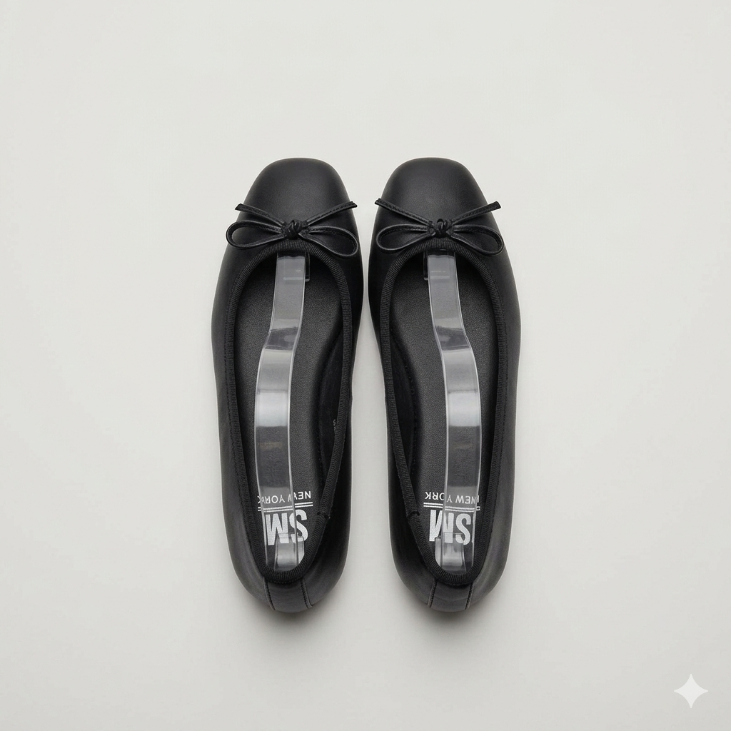 Women’s Modern Cutout Flats, Size 6