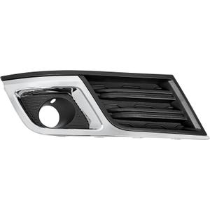 HECASA Right Fog Light Bezel Compatible with 2013-2017 Chevy Chevrolet Traverse Replacement for GM1039148 20988620 Front Bumper Driving Fog Lamps Cover Trim - Passenger Side HECASA Right Fog Light Bezel Compatible with 2013-2017 Chevy Chevrolet Traverse Replacement for GM1039148 20988620 Front Bumper Driving Fog Lamps Cover Trim - Passenger Side