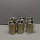 6 Pack Chiller Bucket Bottles Cooler Bulk, Stainless Steel Double Wall Insulated Champagne Ice Bucket for Parties, Fits for 750 ml Bottles (Gold)