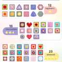 Katech Crochet Kit for Beginners, 50 Granny Squares Crochet Kits for Adults Beginner Learn to Crochets w/Step-by-Step Video Tuturials, Knitting Kit w/1378yds Yarn Granny Square Card Deck- 80% Cotton (Blue-purple gradient)