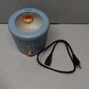 Hot Pot Electric, 1L Mini Ramen Cooker, 450W Rapid Noodles Cooker, Multifunctional Electric Pot for Cooking Pasta, Soup, Portable Pots with Over-Heating Protection for Dorm, Office, Travel (Blue)