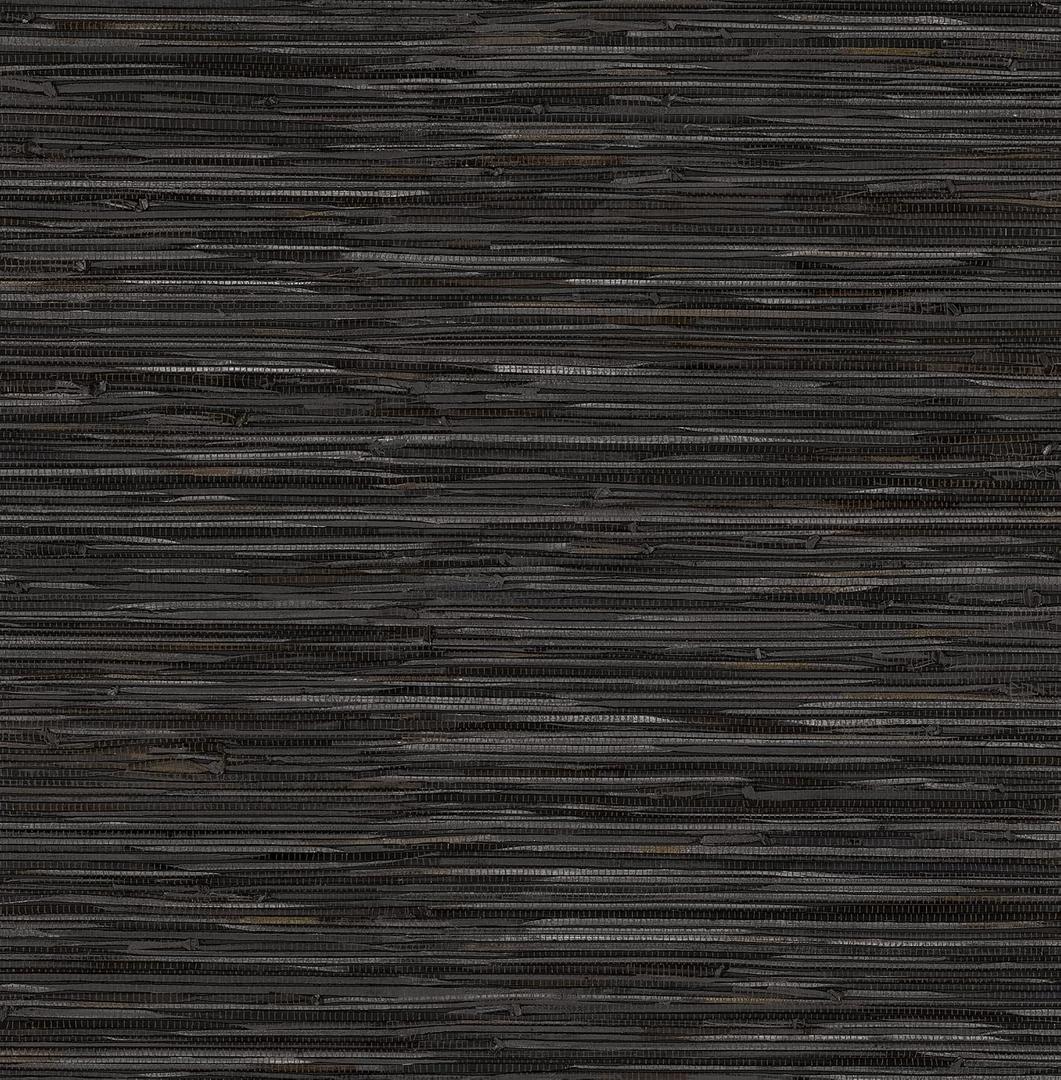 NuWallpaper Black Grassweave Peel and Stick Wallpaper, Textured Removable Wallpaper, Renter-Friendly, 20.5 in x 18 ft