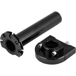 Acouto Throttle Grip Universal 7/8" Handlebar Throttle Grips Accelerator 22mm Throttle Accelerator Handle Grips for Motorcycle Scooter Dirt Bike ATV(Black)