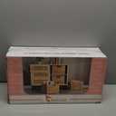 Storage Baskets 11x11inch Cube Baskets 4 pcs Baskets, Foldable Handwoven Water Hyacinth Laundry Organizer, Cube Storage Baskets