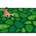 Natural Accents Leaves Classroom Carpet, 12x7ft