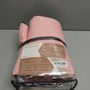 IHOUSTRIY Pink Duvet Cover Full Size, Ruffle Beddding Set with Bowtie, 3 Pieces Comforter Cover Set with Zipper Closure, Girl Bedding with Pillowcase - Light Pink, Full, Comforter Not Included