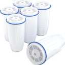 Upgraded Water Filter Replacement for Zero Pitcher and Dispenser ZR-001 ZR-004 ZP-006 ZR-017, Multi-Stage Filter System, Effectively Reducing Lead, Chromium, PFOA, and PFOS, Pack of 6, By DESENRUIS