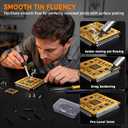 Soldering Iron Tips 900M Solder Lead-free Tips 16pcs for HAKKO 936,937,907 Atten, Quick,Ryobi, Aoyue, Yihua,Vastar,Sywon,Tabiger,SOAIY and X-Tronic Solder Gun/Station (Black)