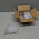 50 Pcs Acrylic Photo Keychain Bulk, Clear Photo Keyrings for Zink Photo Paper 2x3 inch, Shatterproof Acrylic Keychains with Split Rings, DIY Custom Keyring Frames for Gifts, Parties & Crafts