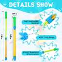 Water Gun for Kids, 18Pcs Super Water Blaster, Long Range Squirt Guns for Pool Beach Summer Outdoor Party, Easy Pump Action Water Toys for Boys Girls Adults