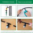100ft 1/4 inch Drip Irrigation Tubing, Blank Distribution Line Water Hose Garden Watering Tube for Garden Irrigation System