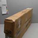 Kanchimi 40" 48" Folding Mini Fitness Indoor Exercise Workout Rebounder Trampoline with Handle, Max Load 330lbs (Black)