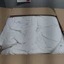 Serta Goose Feather Down Fiber Cotton Comforter King Size - 100% Cotton Duvet Insert - Hotel Luxury Hypoallergenic Bedding Comforter Light Warmth 106 x 90 Inch White