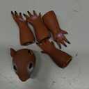 RONIAVL Animal Squirrel Finger Puppet Funny Toys, Puppet Show Theater Props, Sridiculous Weird Gag Gift Soft Odourless