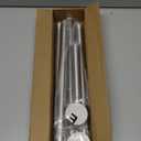 Shower Curtain Rod, 1" Diameter Heavy Duty Tension Shower Rod, Non Slip Adjustable 28-74 inch No Drill Shower Curtain Rods Spring Tension For Bathroom, Shower Stall, No Rust, Brushed Nickel