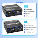 HDMI ARC Audio Extractor, 4K@60Hz HDMI Audio Extractor Splitter, with Optical SPDIF & 3.5mm Output, TV to Optical Toslink SPDIF Stereo, Supports HDCP 2.2 DTS 5.1 for TV, Soundbar, Home Theater