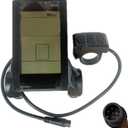 Electric Bike LCD Display Control Panel with Waterproof 6 Pin Male Connector S830 Ebike Conversion Kit 36V USB Bike Speed Meter with Waterproof Connector