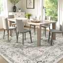 LIVEBOX Green 10x14 Area Rugs, Soft Extra Large Area Rug for Living Room Low Pile Non Slip Boho Rug, Non Shedding Indoor Carpet for Bedroom Dining Room Under Table