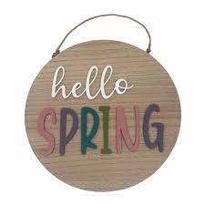 Holiday Home® Easter Hello Spring Wall Decor, 11.6 in