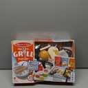 Melissa & Doug Flip & Fry Grill Play Set with Water Wow! Kids Kitchen Playset with Color Changing Play Food, Preschool Toys for Girls & Boys Ages 3+