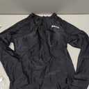 Daci Women Long Sleeve Rash Guard One Piece Boyleg Swimsuit Zipper Surfing Bathing Suit UPF 50+ (Large, Black)