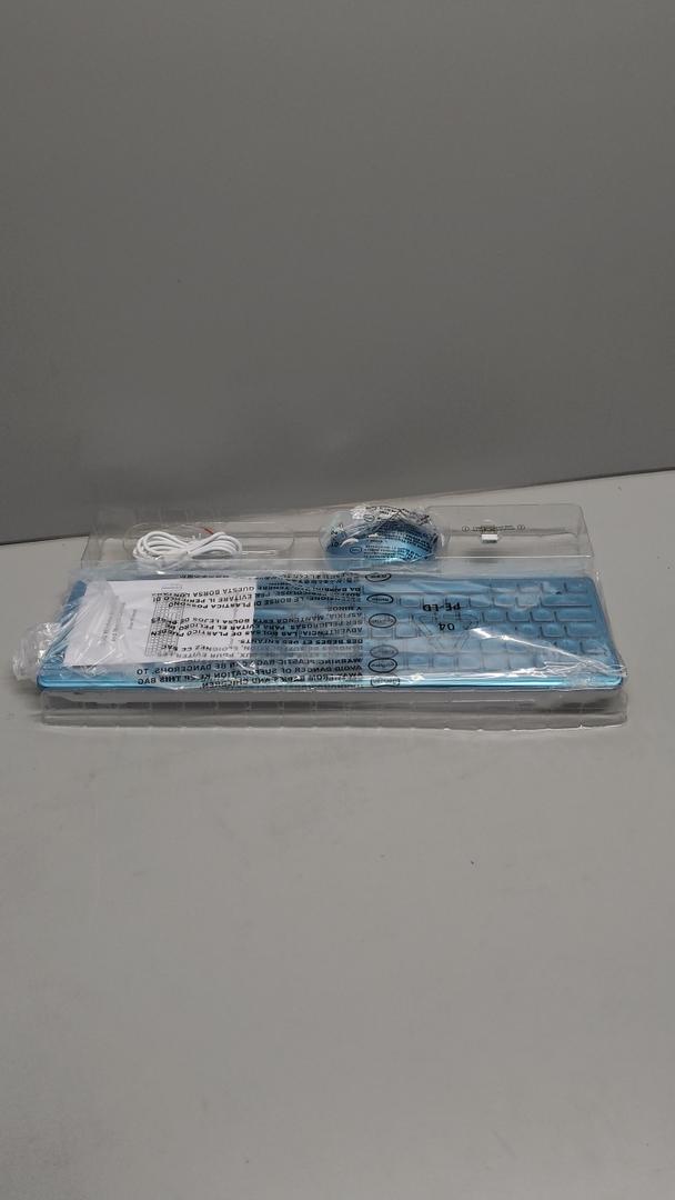 Wireless Keyboard and Mouse Combo, RGB Backlit, Rechargeable & Light Up Letters, FullSize, Soft Typing, Sleep Mode, 2.4GHz Quiet Keyboard Set for Mac, Windows, Laptop, PC, Trueque (Metallic Blue)