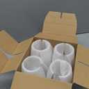 12 oz Fully Tempered Wine Glasses Set of 12, Classic Design, Durable and Scratch-resistant (Clear)