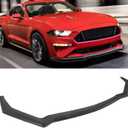 Front Bumper Lip Spoiler for Ford Mustang GT 2018-2023 Glossy Black Front Bumper Chin Splitter Diffuser Protector Guard