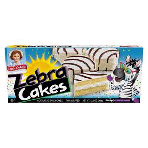 3 x Little Debbie Zebra Cakes, 10 Twin-Wrapped Cakes, 13.0 OZ Box (EXP 07/26/26)