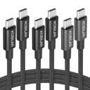 USB C to USB C Cable,60W 3A Fast Charging USB C Charger Cable 3 Pack(3.3+5+6.6ft),Type C to Type C Cable for iPhone15/15Pro/16Plus/16ProMax/ipad Air 4/iPad Pro2022/Samsung S23