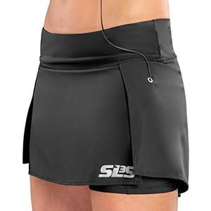 SLS3 Athletic Skirt Shorts for Women, Lightweight Mini Tennis Skort with Pockets M