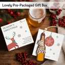 Beer Ornaments 2025, 2 Layers Wooden Christmas Tree Ornaments, for Beer Drinkers, Beer Christmas Ornament for Christmas Tree Decorations, Beer Lovers Gifts for Men Women