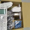 Panasonic Cordless Phone with Answering Machine, Link2Cell Bluetooth Home Phones, Voice Assistant and Advanced Call Blocking, Expandable System with 4 Handsets - KX-TGD864W (White)