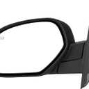 Driver Side Tow Mirror Compatible with 2007-2013 for Chevy Silverado 1500 2500 HD 3500 HD for GMC Sierra 1500 2500 HD for GMC Yukon/Yukon XL 1500, Power Heated Side View Mirror, Left