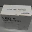 KHQ Mini Projector with WiFi - Portable 1080P HD Movie Projectors, Outdoor Compatible with Phone/Tablet/Laptop/TV Stick- Purple White