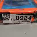 SEYMAC stock Case for iPad 9th/ 8th/ 7th Generation 10.2'', Shockproof with Screen Protector, Pencil Holder [360 Rotating Hand Strap] & Stand, for iPad 10.2 inch 2021-2019 (Brightorange)