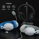 Redragon H848 BT Wireless Gaming Headset - Lightweight - 7.1 Surround Sound - 40MM Drivers - Detachable Microphone - Multi Platforms for PC, PS5/4/3, Switch, Mobile