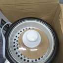 Elite Gourmet ERC003NSTX Rice Cooker & Food Steamer, Non-Stick Pot, White