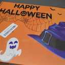 Halloween Witch Hat-Classic Black Felt Hat for Women, Girls, Party Costume Accessory(LED Glowing & Classic Versions) (Black With Cobweb-without Lights)