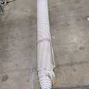 JONATHAN Y Hallie High-Low Curve Ivory/Cream Indoor/Outdoor Area Rug, 8x10, Minimalist, Pet Friendly, Non-Shedding, Stain Resistant, Hose-Washable for Backyard, Patio, Porch (SCN100B-8) (7'9" x 10' (Rectangular))