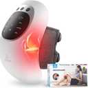 COMFIER Cordless Knee Massager with Heat,Vibration Knee Pain Relief,Red LightTherapy,Upgraded Heated Knee Brace with 18.9 Inch Knee Straps, Rechargeable Knee Massage with Large LED Screen,Gift