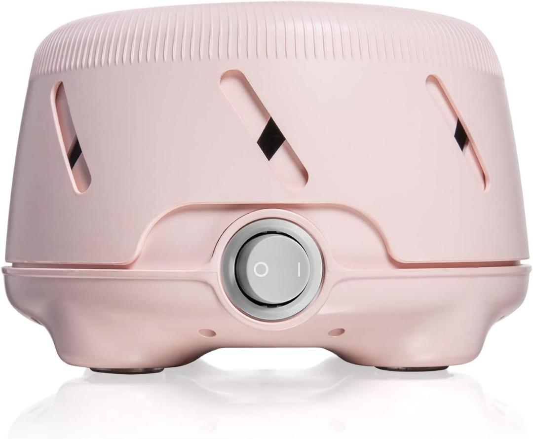 Yogasleep Dohm Uno White Noise Sound Machine, Real Fan Inside for Non-Looping White Noise, Sleep Aid, Office Privacy & Meditation for Adults & Baby, Registry Gift (Pink) (Pack of 1)