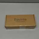 Ravinte 10 Pack 5 Pairs 1-1/2 inch Overlay Soft Close Hinges for Kitchen Cabinet Hinges Satin Nickel Hidden Hinges Stainless Steel Concealed Hinge Self Closing